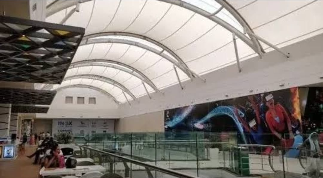 Shopping mall facades